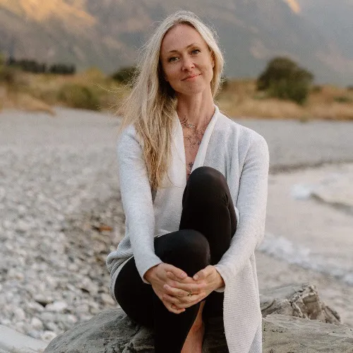 Karina Guthrie, who teaches the Yoga Foundations course